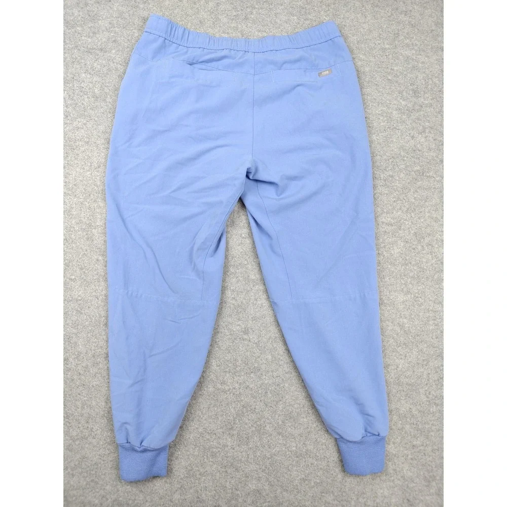 FIGS Scrub Pants Mens Medium Short‎ Blue Technical Collection Jogger Drawstring